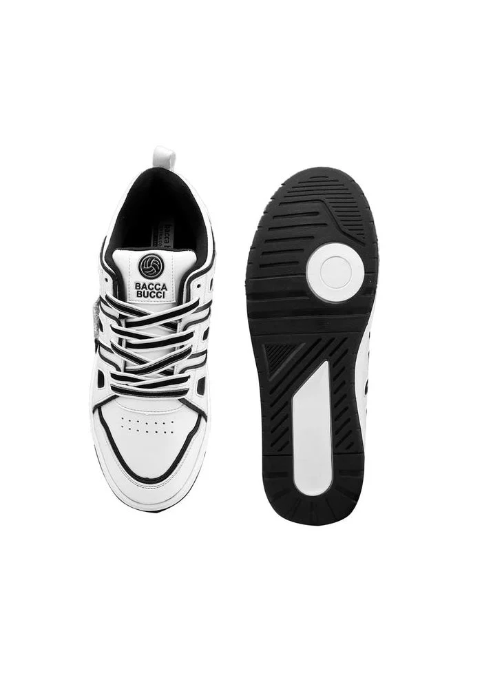 Bacca Bucci White Metrolites Urban Pulse Edition Sneakers for Men | Best Price UAE